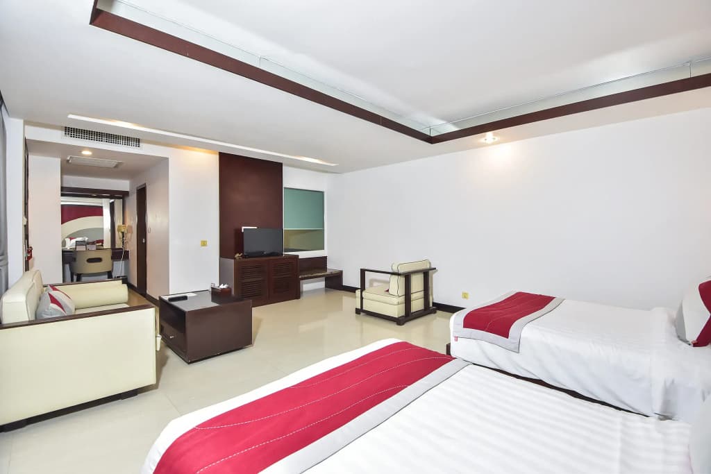 Double Studio twin beds