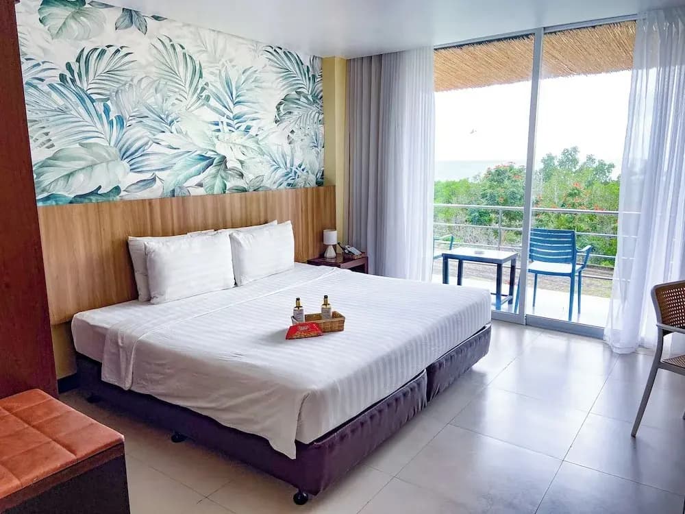 Deluxe room with balcony and with pool view