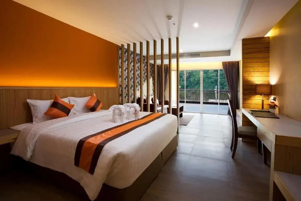 Grand Double room with mountain view full double bed
