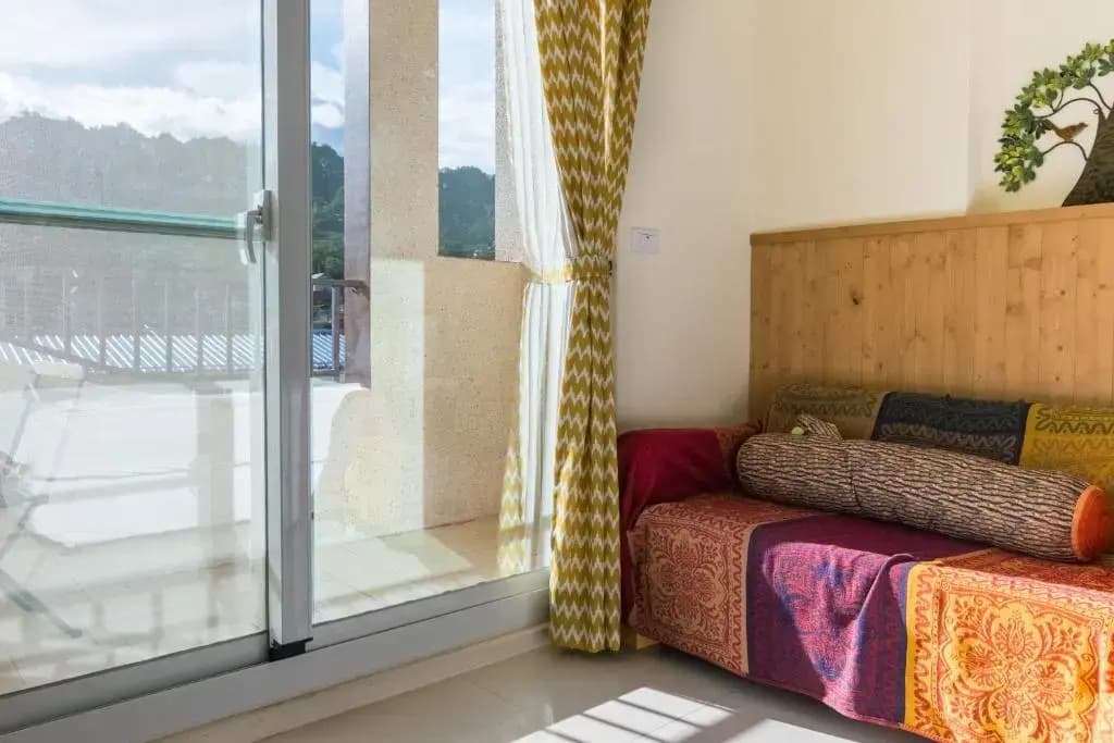 Superior Double room with balcony and with mountain view full double bed