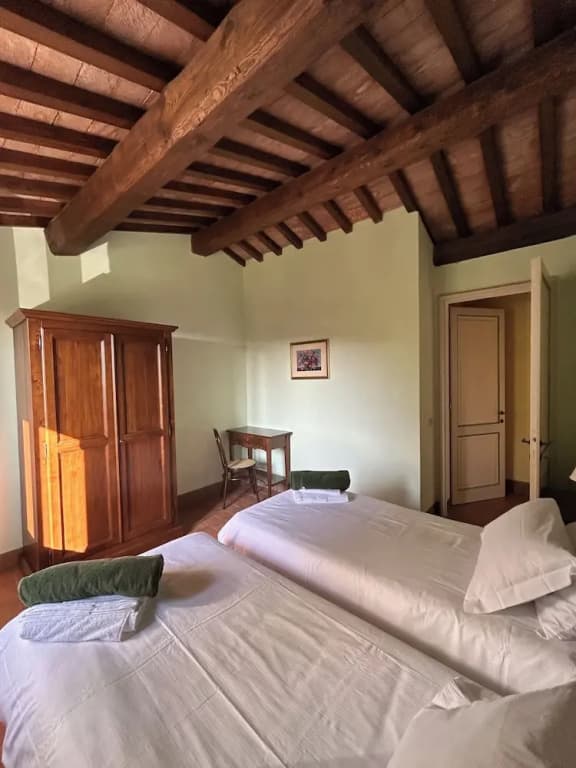 Classic Double Apartment with pool view full double bed and sofa
