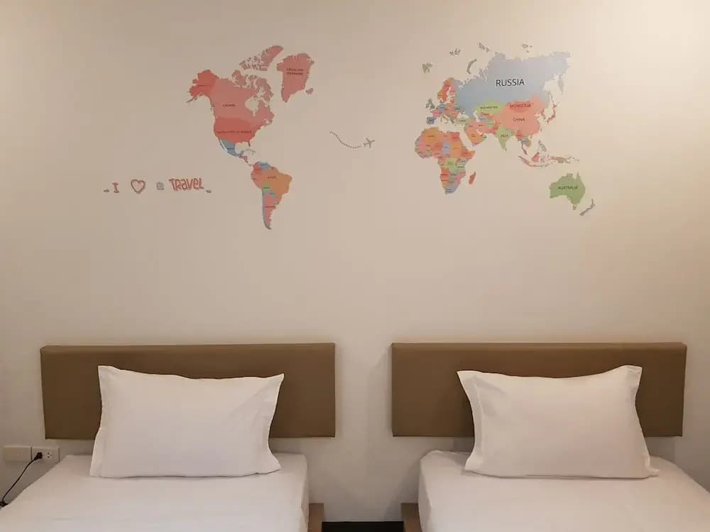 Standard Double room with balcony twin beds