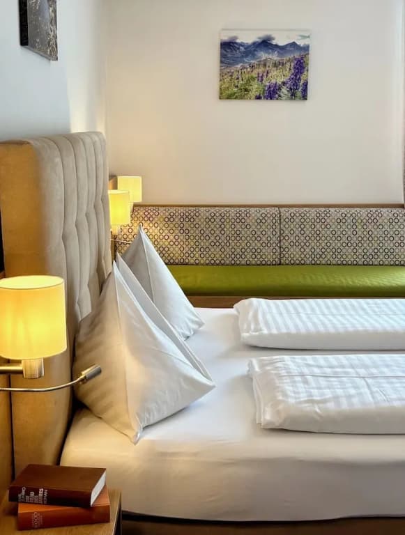 Comfort Double room with balcony and with mountain view full double bed
