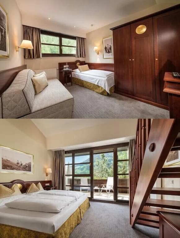 Standard Family room with balcony and with mountain view