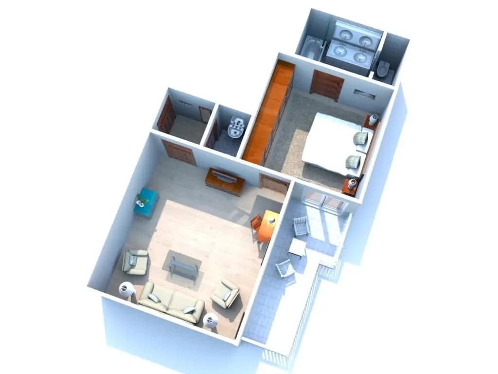 Suite with balcony