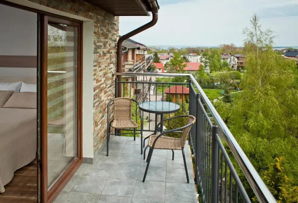 Superior Double room with balcony and with sea view full double bed