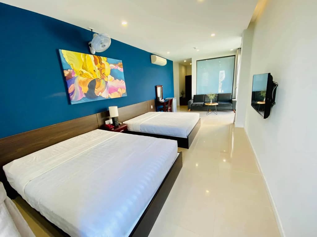 Deluxe Family room with ocean view