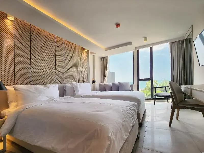 Standard Double room with ocean view twin beds