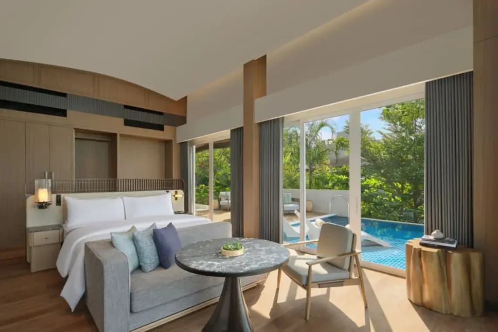 1 Bedroom Double Villa with ocean view full double bed