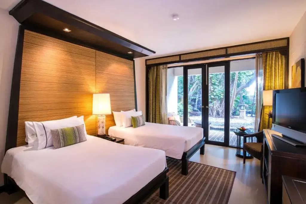 Tropical Deluxe Double room Garden View twin beds