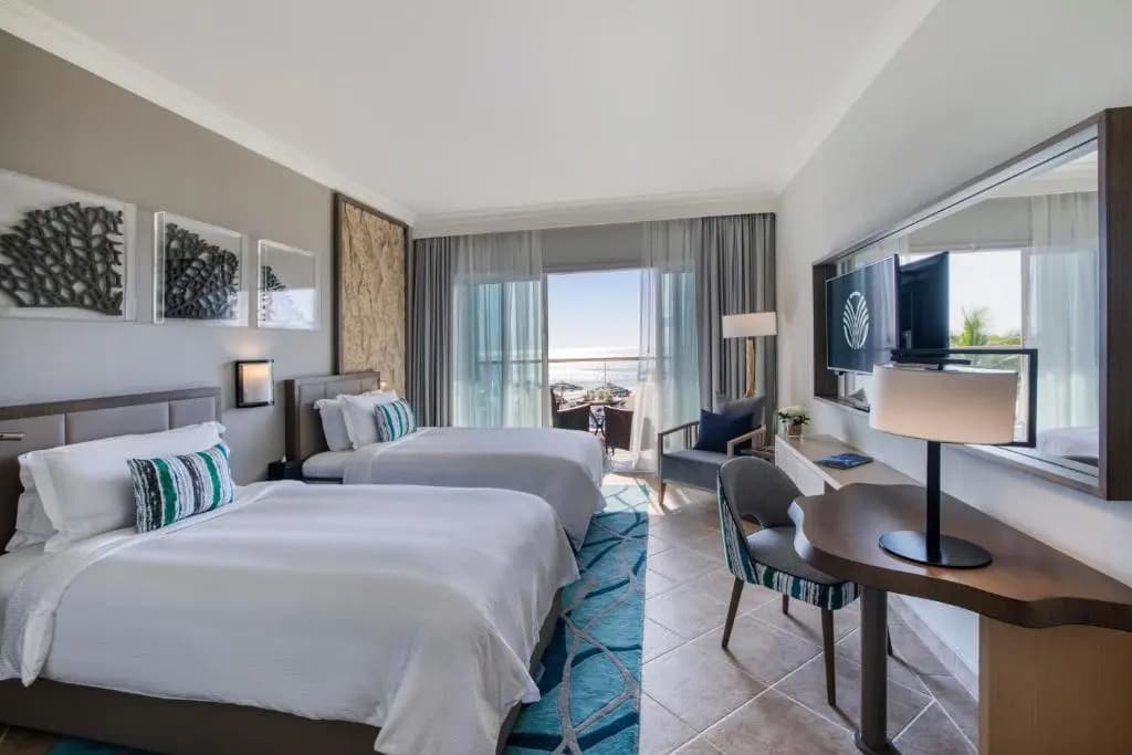 Double room twin beds