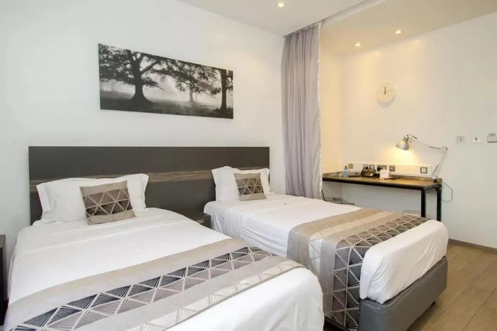 Standard Double room with city view full double bed