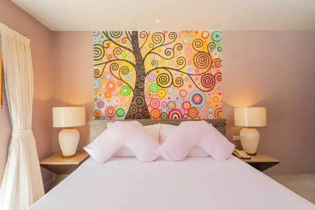 Standard Double room with garden view full double bed