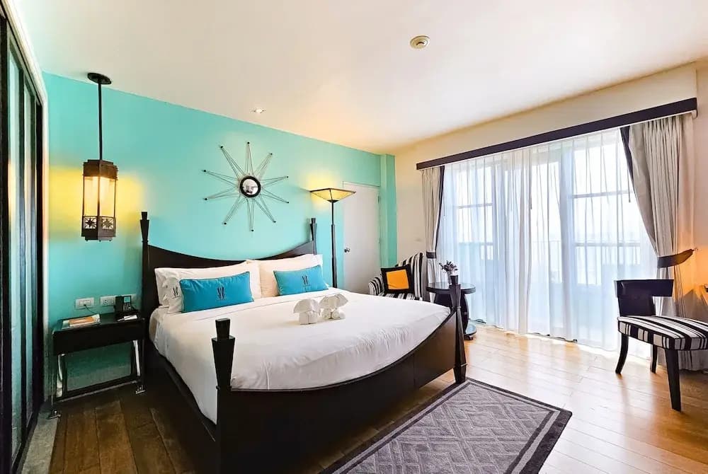 Standard Double room with balcony and with sunset view full double bed