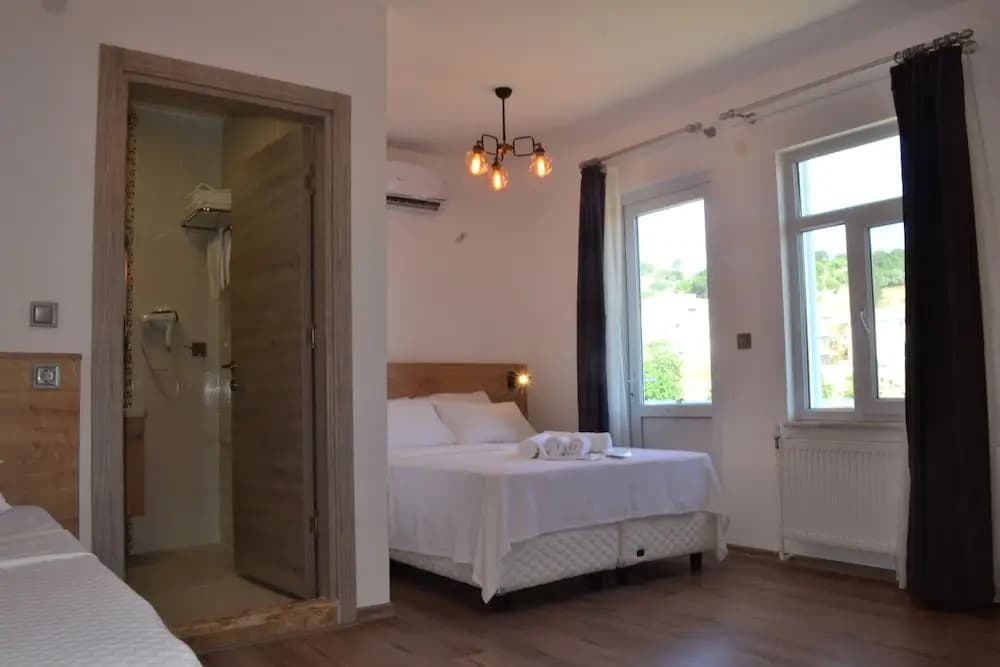 Standard Triple room with balcony and with garden view