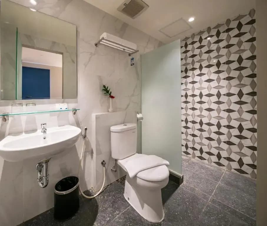 Deluxe Double room with city view twin beds