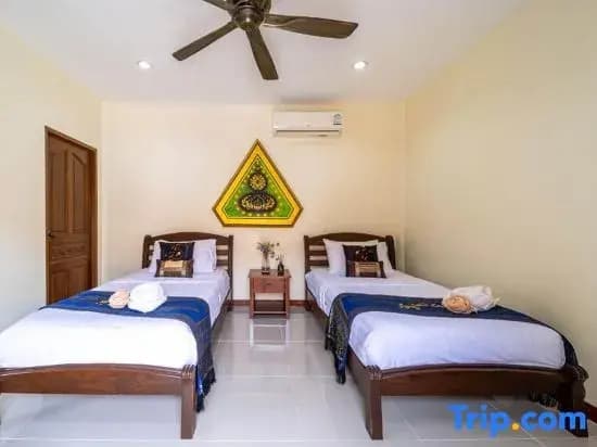 Double Villa twin beds