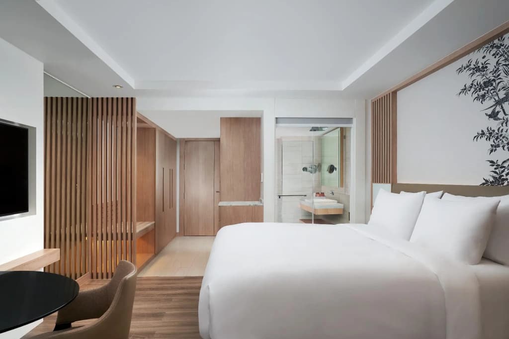 Premier Double room with city view full double bed