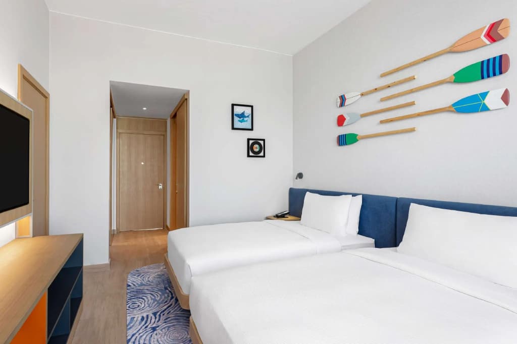 Double room twin beds
