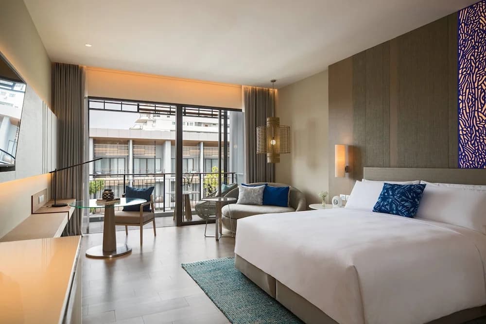 Standard Double room with balcony and with view full double bed