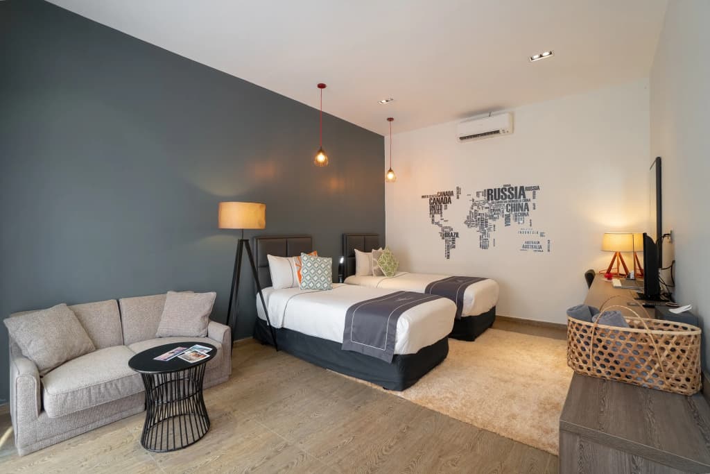 Standard Double room with view twin beds