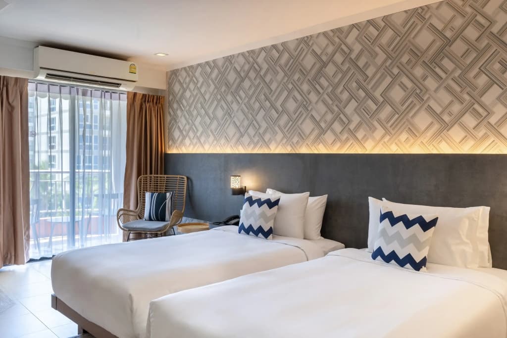 Superior Double room with balcony twin beds