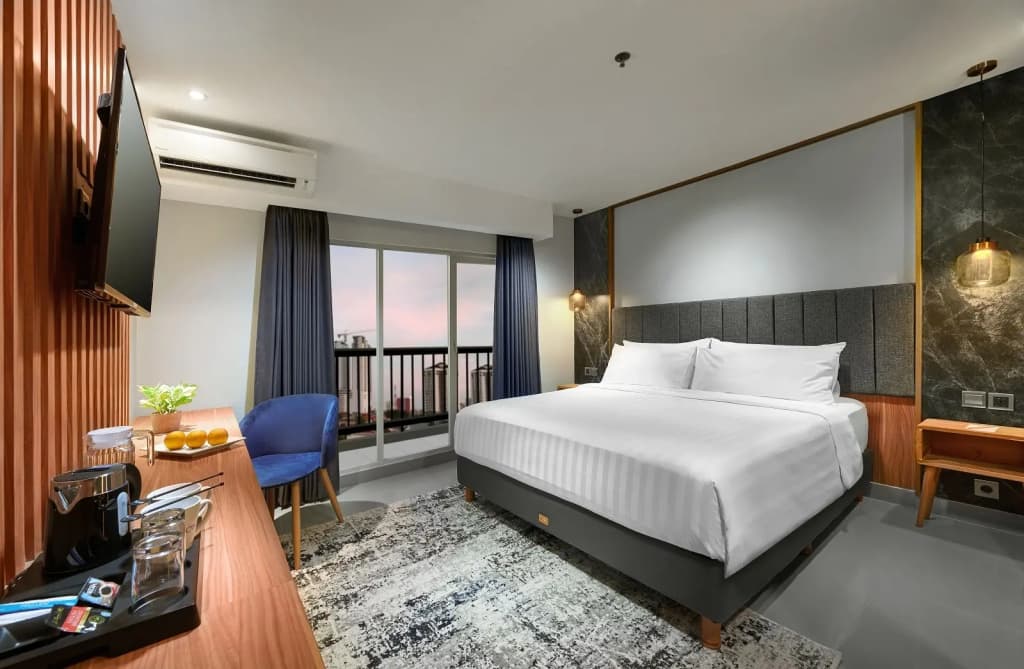 Deluxe Double room full double bed