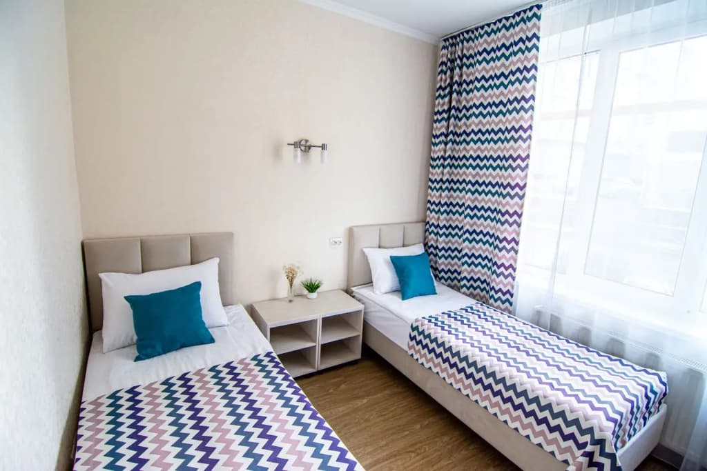 Standard Double room with city view twin beds