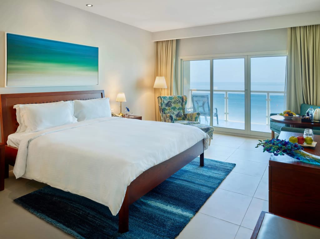 Standard Double room with balcony and with ocean view full double bed