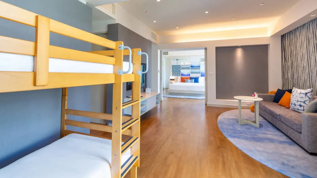 Executive Quadruple Family Club Suite with ocean view