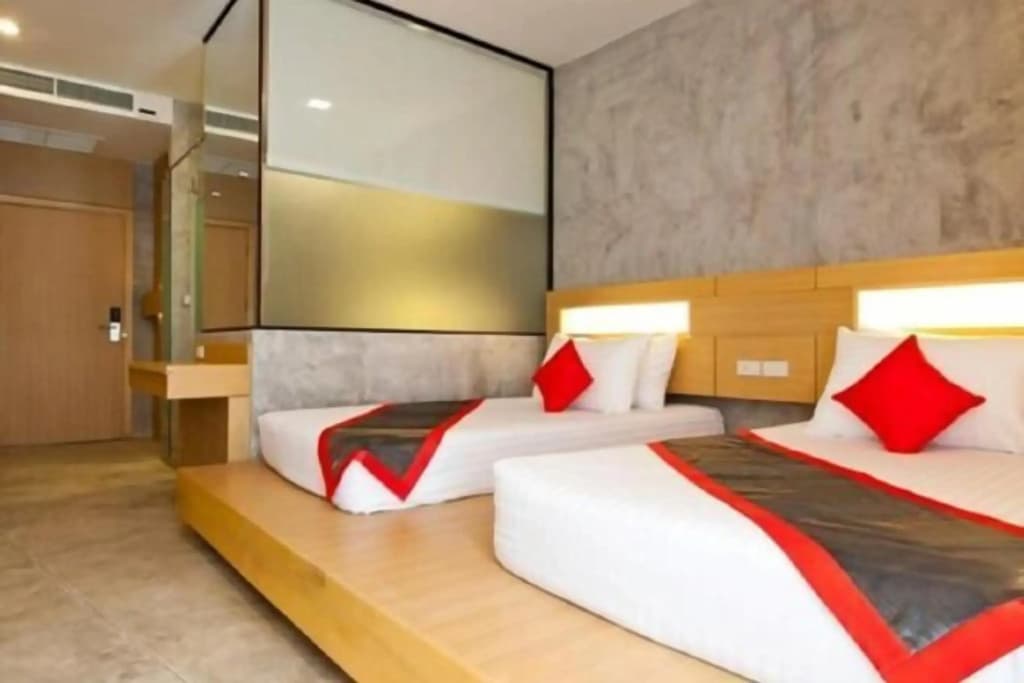 XL Master Family Double room with balcony twin beds