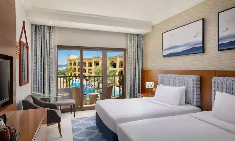 Guest Double room with balcony twin beds