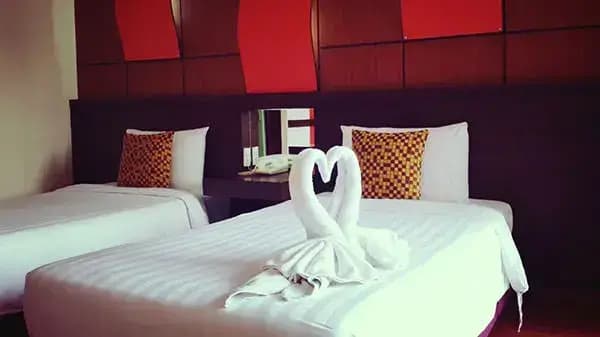 Deluxe Double room twin beds