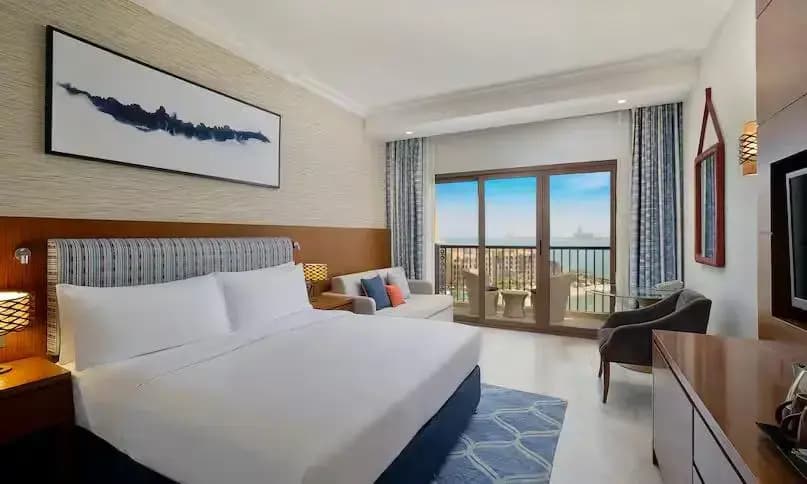 Guest Family room with balcony and with sea view