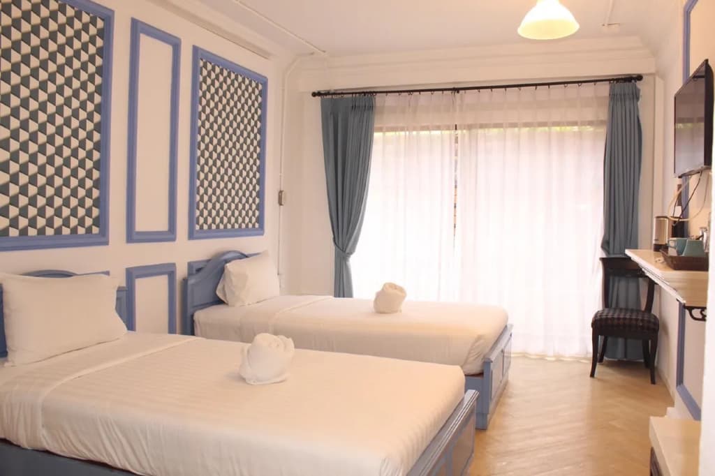 Double room twin beds