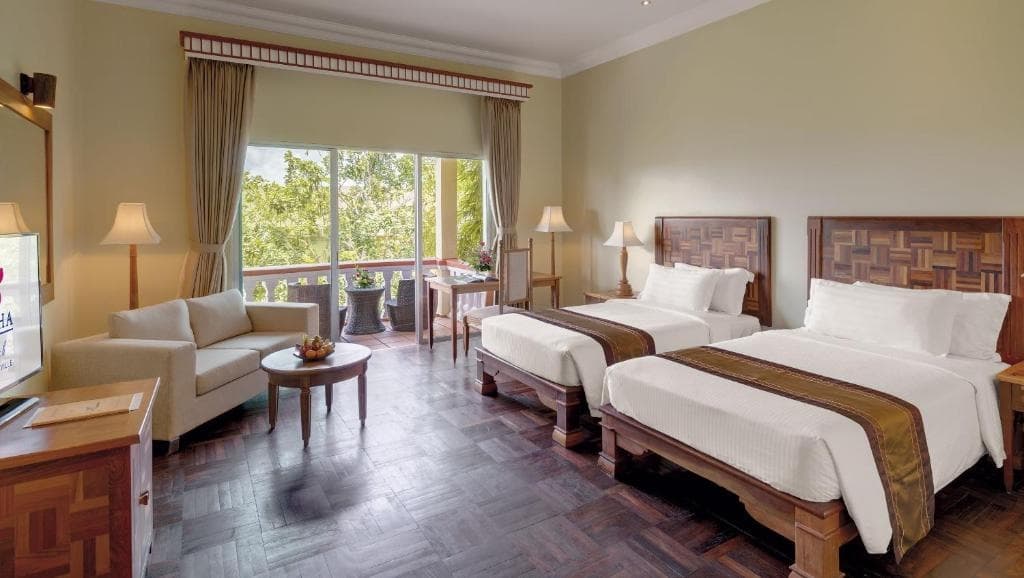 Deluxe Double room with bay view twin beds