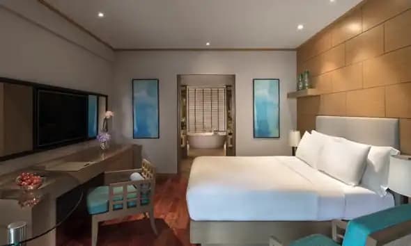 Terrace Double Junior Suite full double bed