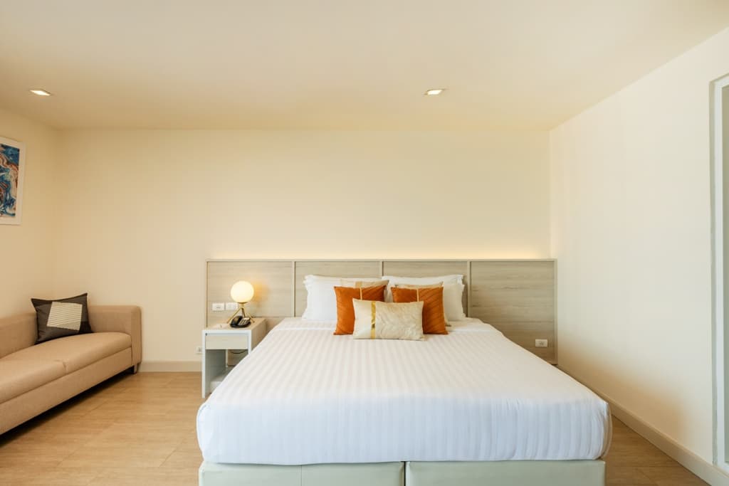 Deluxe Double room with ocean view full double bed