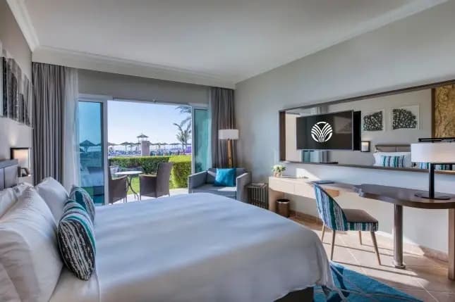 With Terrace Double room oceanfront full double bed