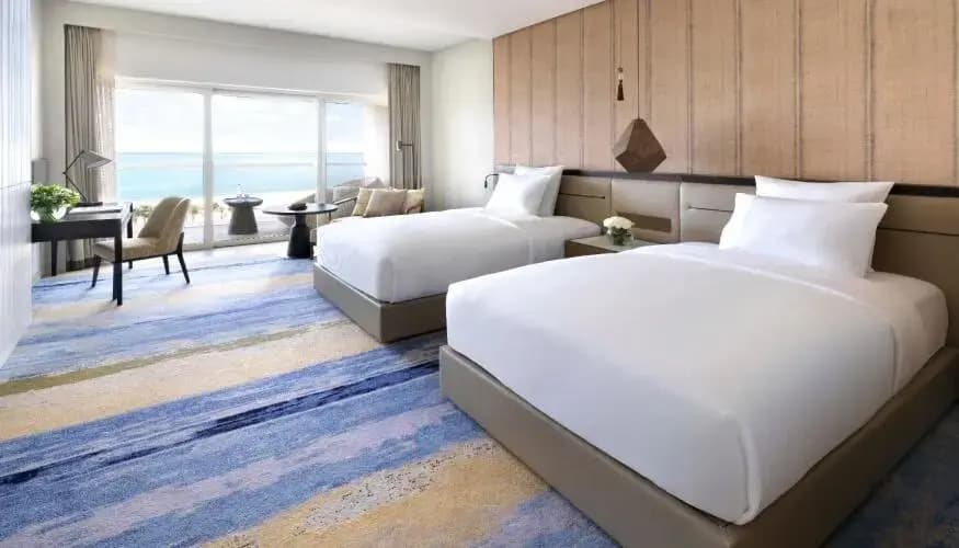 Classic Panoramic Double room with sea view twin beds