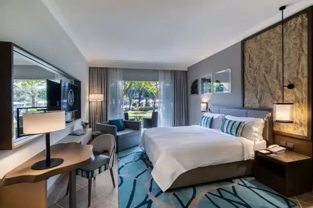 With Terrace Double room with garden view full double bed