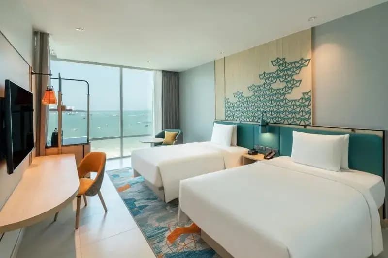 Premium Bay Tower Double room beachview twin beds