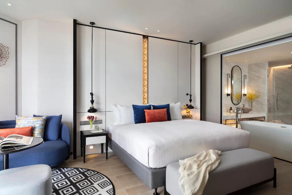 1 Bedroom Premier Double room with sea view full double bed
