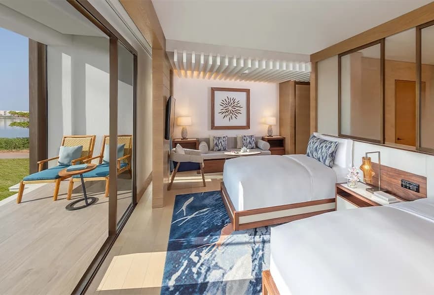 Premier Garden Terrace Double room twin beds