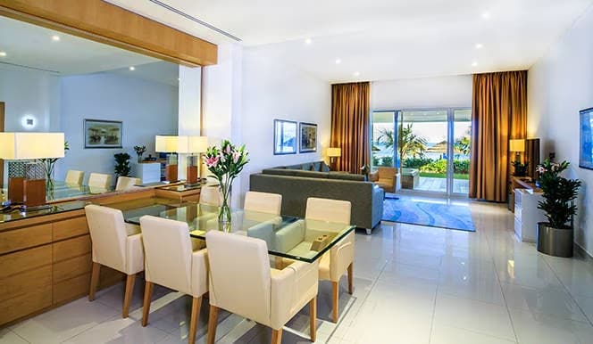 1 Bedroom Double Beach Villa full double bed