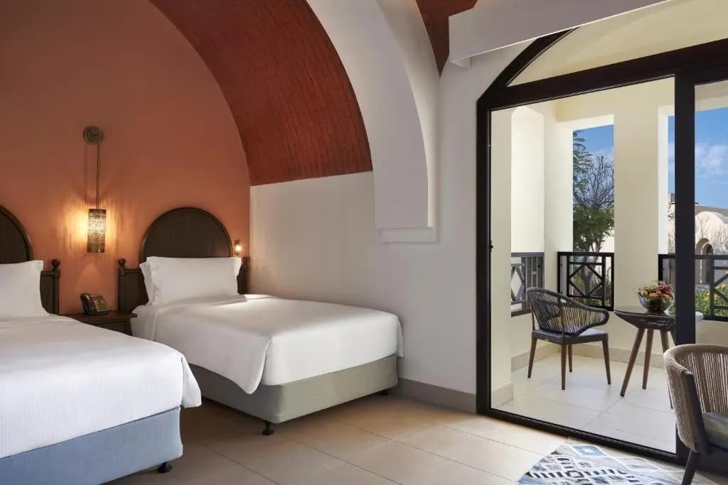 Double room twin beds