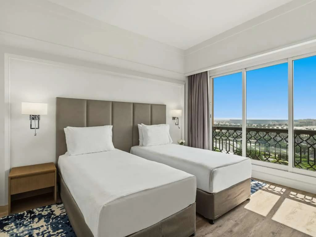 Deluxe Double room with garden view twin beds