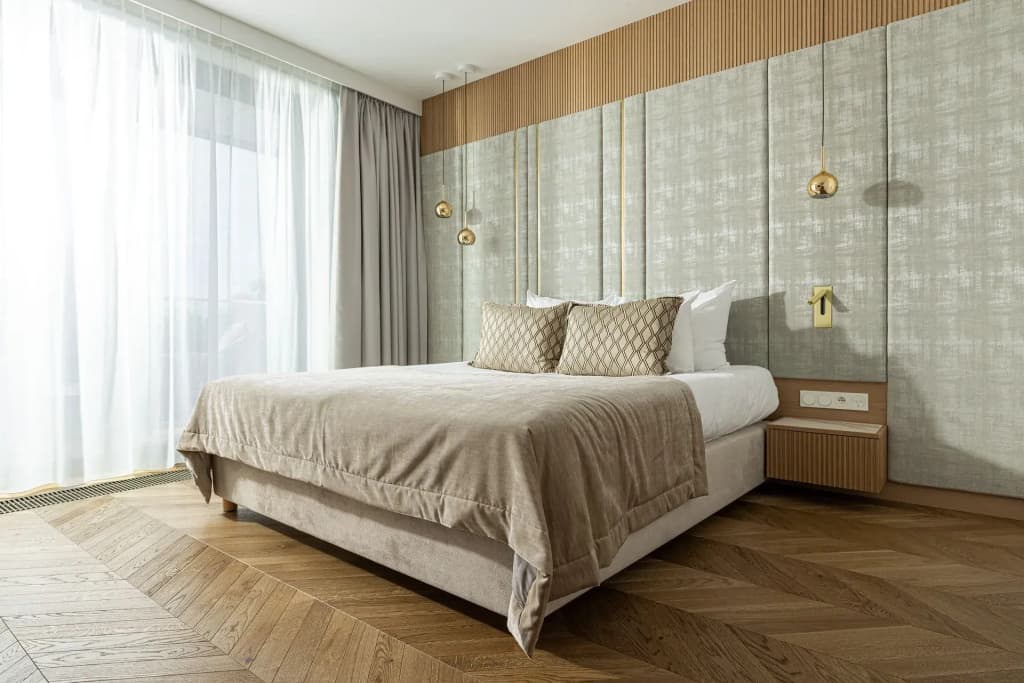 Klaipeda Double Apartment full double bed