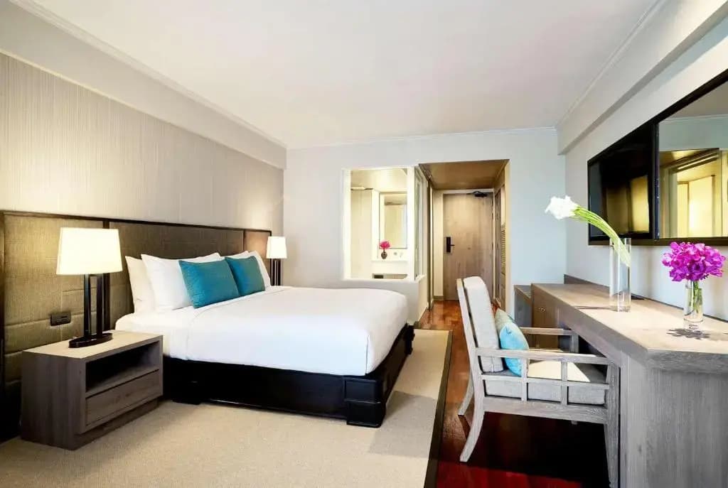 Deluxe Double room with garden view full double bed