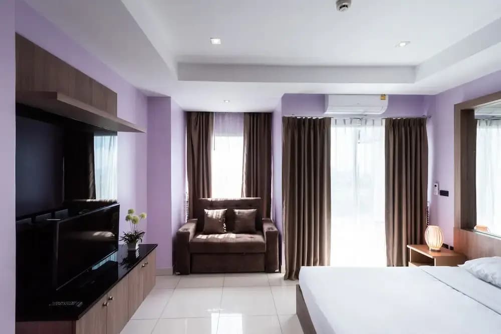 Studio with balcony and with sea view
